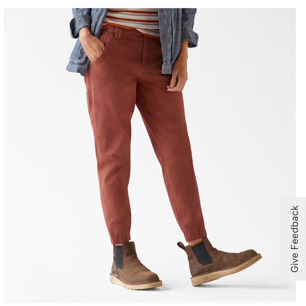 Duluth Trading Co Rootstock Gardening Jogger Rust Brown Size 16